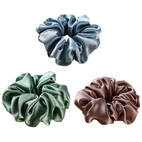 Roserel Mulberry Celestial Garden Scrunchie Pack of 3