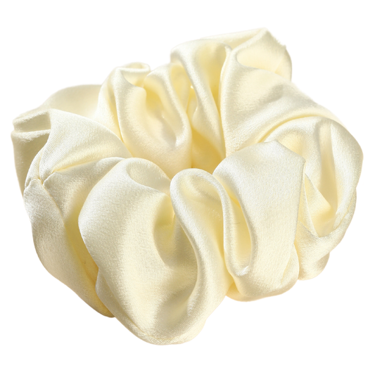 Roserel Mulberry Cream Champagne Scrunchie