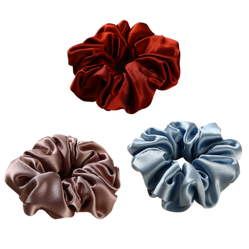 Roserel Mulberry Ruby Dream Scrunchie Pack of 3