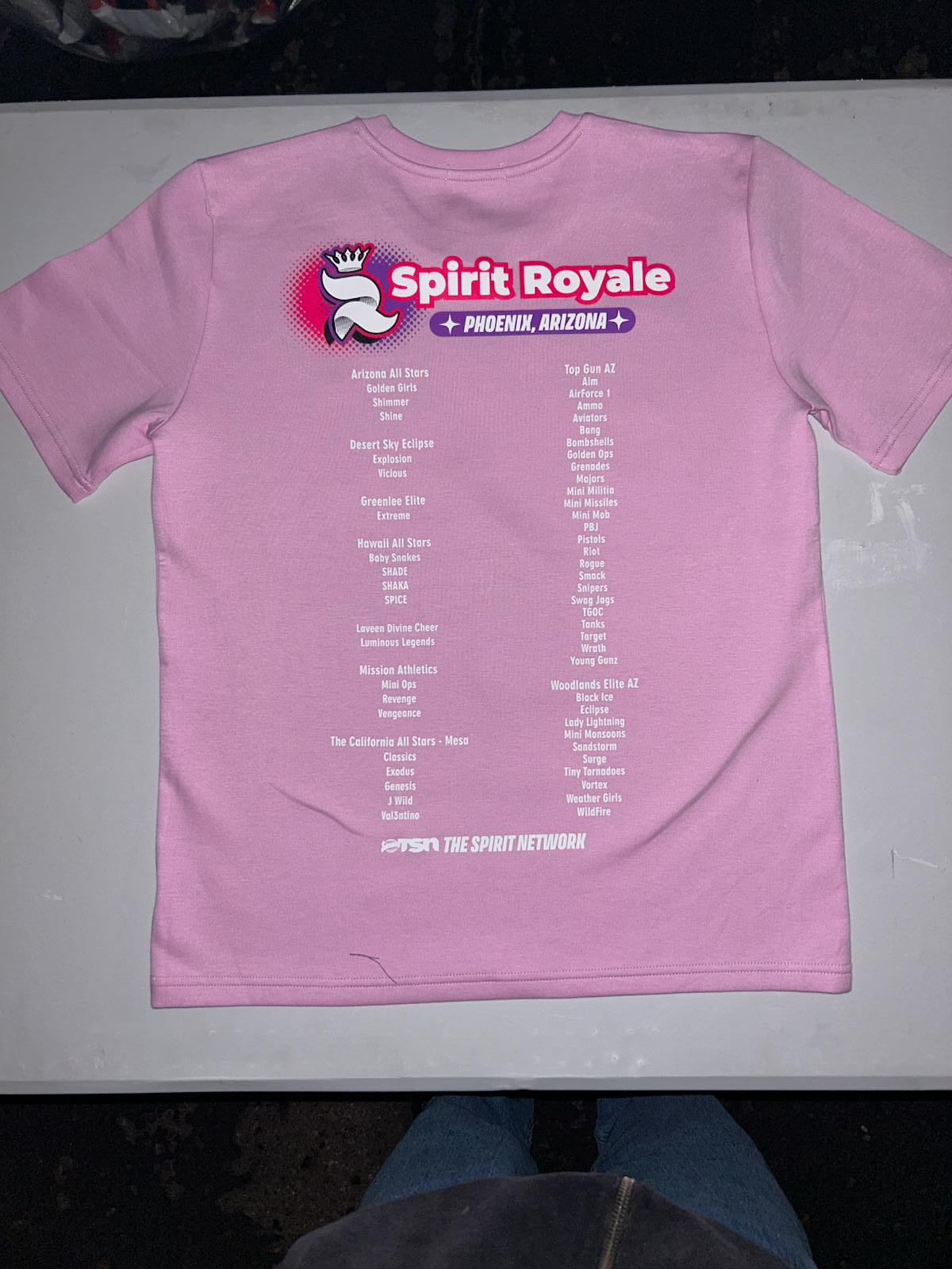TSN - Phoenix 2026 SPIRIT ROYALE - Event TEE